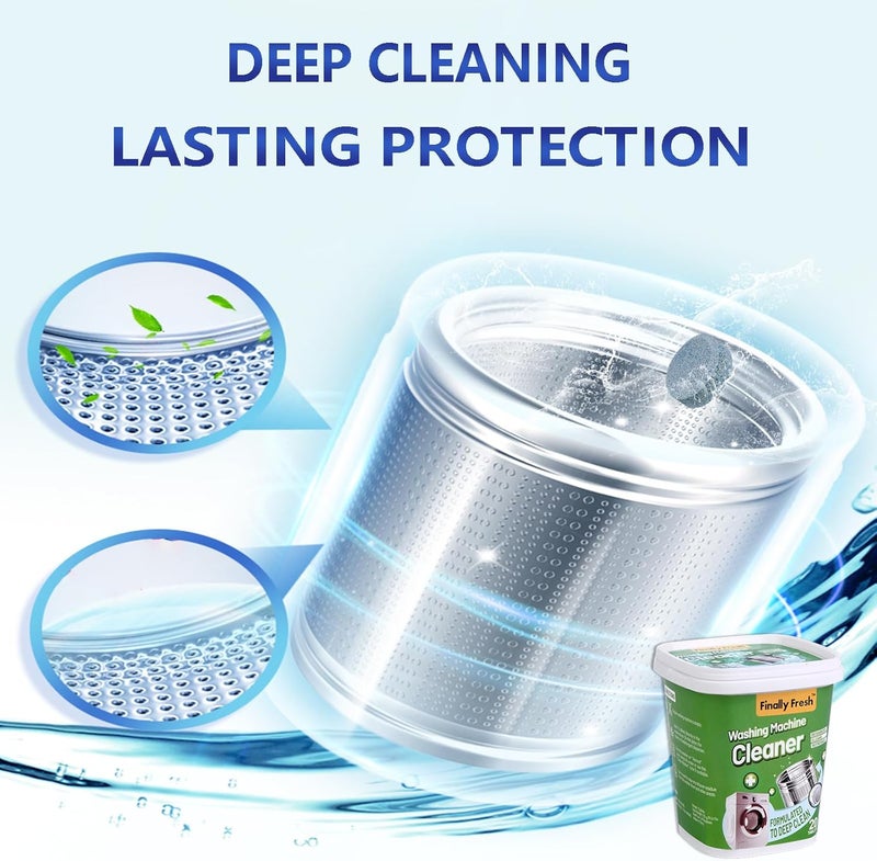 Finally Fresh Washing Machine for Front Loaders & Top loaders, 20 Packs Washer, Washer Machine for Sensitive Skin, Suitable for All Washing Machine Include HE Washing Machines. - Image 2